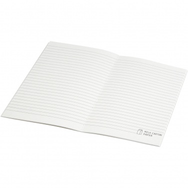 Logo trade promotional merchandise photo of: Dairy Dream A5 size reference recycled milk cartons cahier notebook