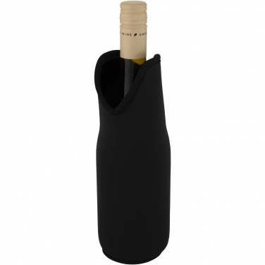 Logo trade promotional giveaway photo of: Noun recycled neoprene wine sleeve holder