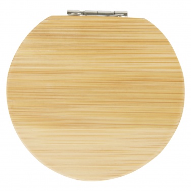 Logotrade promotional merchandise picture of: Afrodit bamboo pocket mirror