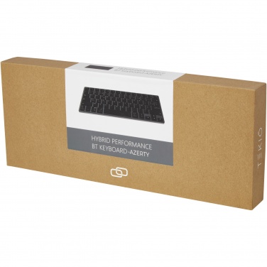 Logo trade promotional giveaways image of: Hybrid performance Bluetooth keyboard - AZERTY