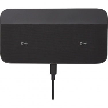Logo trade promotional merchandise image of: Hybrid 15W premium dual wireless charging pad