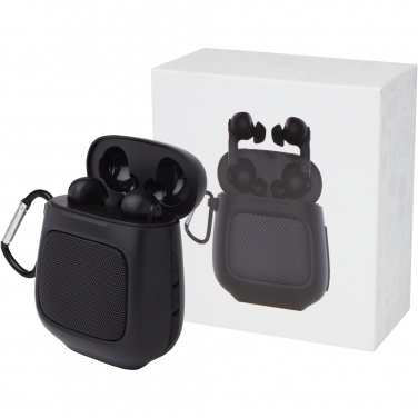 Logotrade promotional item image of: Remix auto pair True Wireless earbuds and speaker