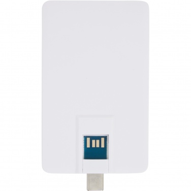 Logotrade advertising product picture of: Duo slim 32GB USB drive with Type-C and USB-A 3.0
