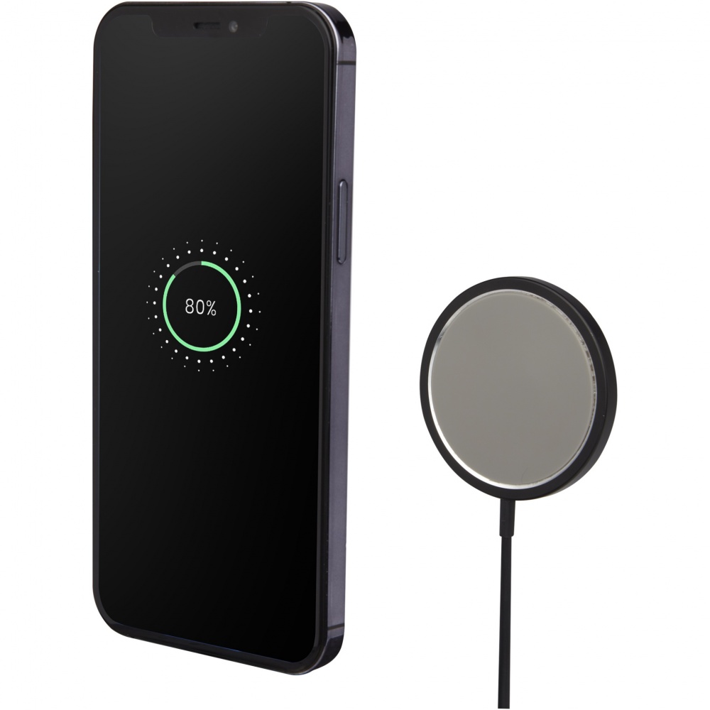 Logotrade promotional product image of: Magclick 15W aluminium wireless charger