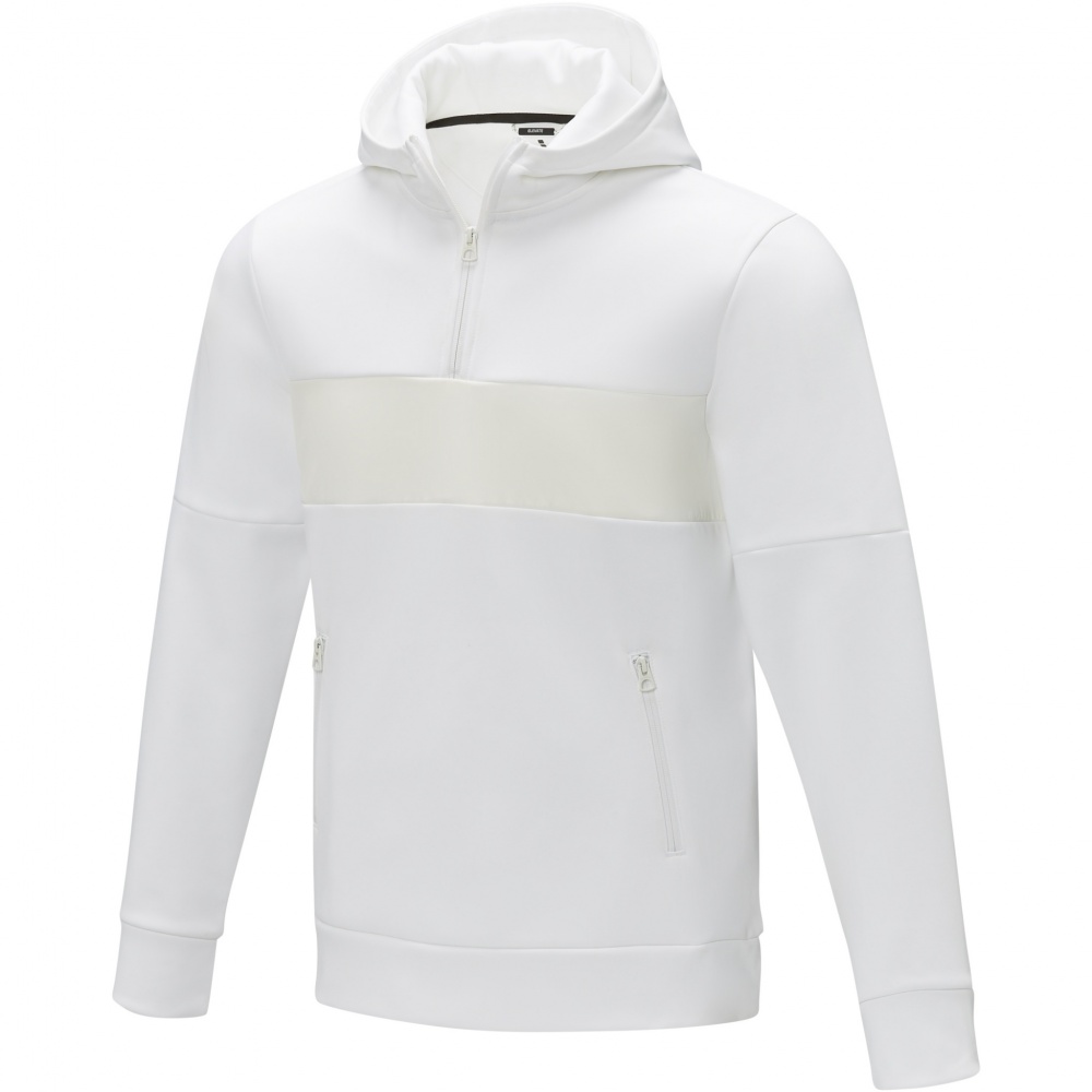 Logotrade business gifts photo of: Sayan men's half zip anorak hooded sweater