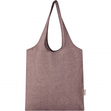 Logo trade promotional product photo of: Pheebs 150 g/m² recycled cotton trendy tote bag 7L