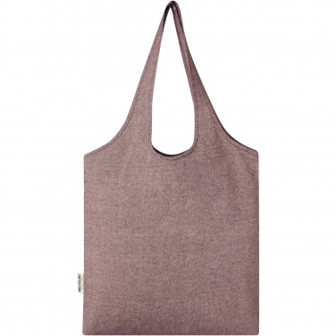Logotrade promotional giveaway image of: Pheebs 150 g/m² recycled cotton trendy tote bag 7L