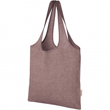 Logo trade promotional merchandise photo of: Pheebs 150 g/m² recycled cotton trendy tote bag 7L