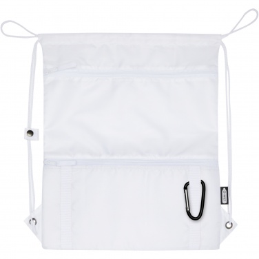 Logo trade corporate gifts image of: Adventure recycled insulated drawstring bag 9L