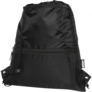 Logo trade corporate gifts picture of: Adventure recycled insulated drawstring bag 9L