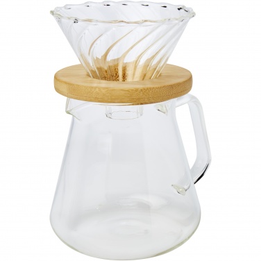 Logo trade promotional item photo of: Geis 500 ml glass coffee maker