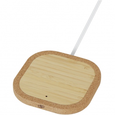 Logotrade promotional products photo of: Cerris 15W cork wireless charging pad