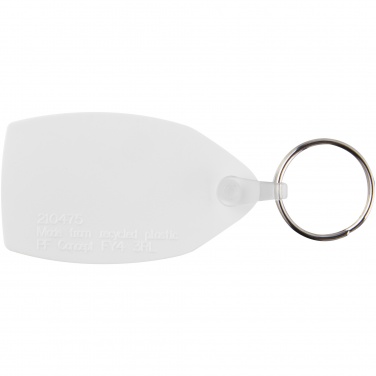 Logo trade promotional products picture of: Tait rectangular-shaped recycled keychain