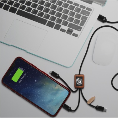 Logotrade promotional item picture of: SCX.design C29 3-in-1 bamboo cable