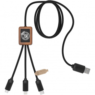 Logotrade promotional items photo of: SCX.design C29 3-in-1 bamboo cable