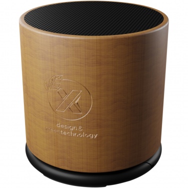 Logo trade advertising product photo of: SCX.design S27 3W wooden ring speaker
