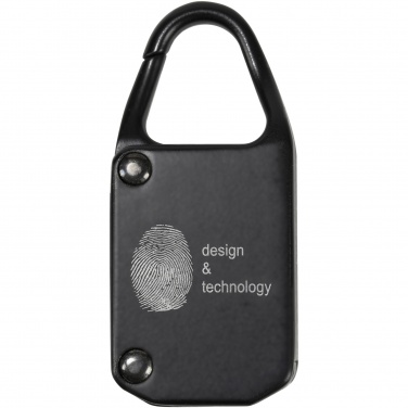 Logo trade promotional gifts picture of: SCX.design T10 fingerprint padlock
