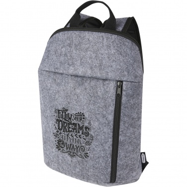 Logo trade promotional merchandise picture of: Felta GRS recycled felt cooler backpack 7L