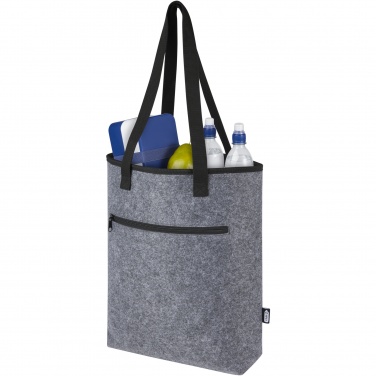 Logo trade promotional merchandise image of: Felta GRS recycled felt cooler tote bag 12L