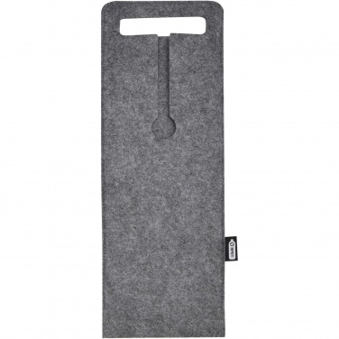 Logo trade corporate gifts picture of: Felta 75 cl GRS recycled felt wine bag
