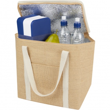 Logotrade promotional product image of: Juta 300 g/m² jute cooler bag 19L