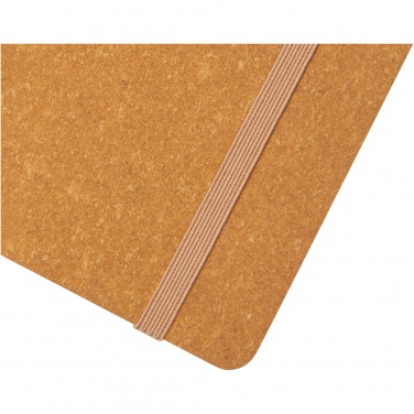Logo trade corporate gifts picture of: Kilau recycled leather notebook 