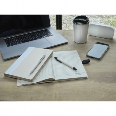 Logotrade promotional products photo of: Dairy Dream A5 size reference recycled milk cartons notebook and ballpoint pen set