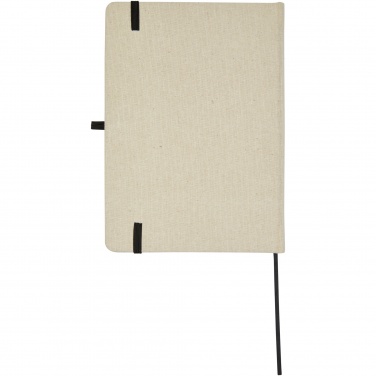 Logo trade promotional items image of: Tutico organic cotton hardcover notebook
