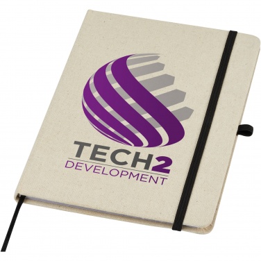 Logotrade promotional merchandise photo of: Tutico organic cotton hardcover notebook