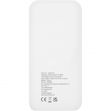 Logotrade corporate gift picture of: Electro 20.000 mAh recycled plastic power bank 