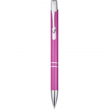 Logo trade promotional merchandise picture of: Moneta recycled aluminium ballpoint pen