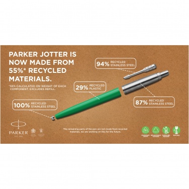 Logotrade advertising product picture of: Parker Jotter Recycled ballpoint pen