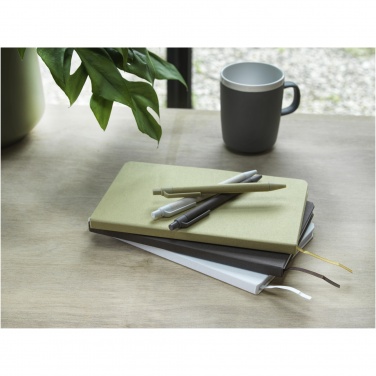 Logo trade corporate gifts picture of: Fabianna crush paper hard cover notebook
