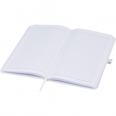 Logo trade promotional product photo of: Fabianna crush paper hard cover notebook