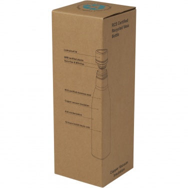 Logo trade advertising product photo of: Vasa 500 ml RCS certified recycled stainless steel copper vacuum insulated bottle