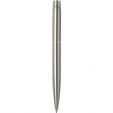 Logo trade promotional giveaway photo of: Didimis recycled stainless steel ballpoint and rollerball pen set