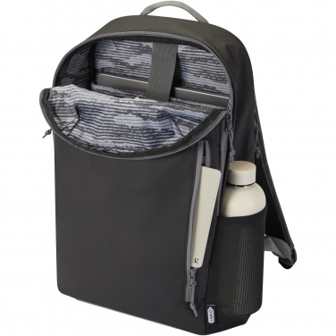 Logotrade corporate gift image of: Aqua 15" GRS recycled water resistant laptop backpack 21L