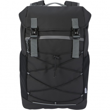 Logo trade promotional giveaways picture of: Aqua 15.6" GRS recycled water resistant laptop backpack 23L