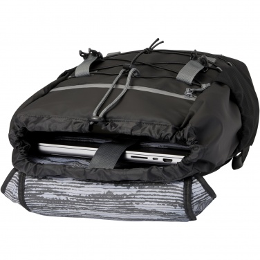 Logo trade promotional giveaways picture of: Aqua 15.6" GRS recycled water resistant laptop backpack 23L