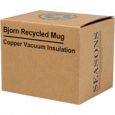 Logo trade promotional product photo of: Bjorn 360 ml RCS certified recycled stainless steel mug with copper vacuum insulation