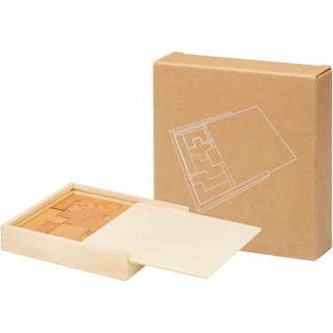Logo trade promotional products picture of: Bark wooden puzzle