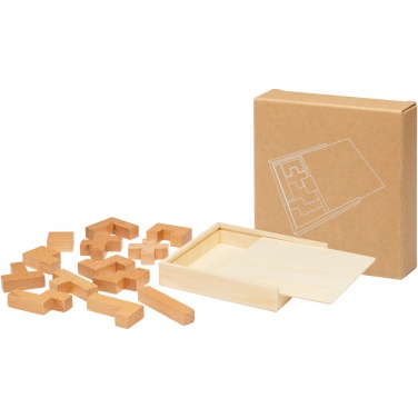 Logo trade promotional items image of: Bark wooden puzzle