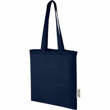 Logo trade promotional gift photo of: Madras 140 g/m2 GRS recycled cotton tote bag 7L