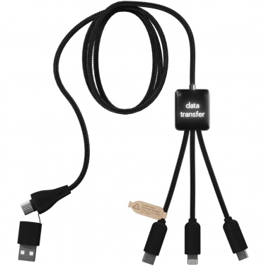 Logotrade promotional giveaway picture of: SCX.design C45 5-in-1 rPET charging cable with data transfer
