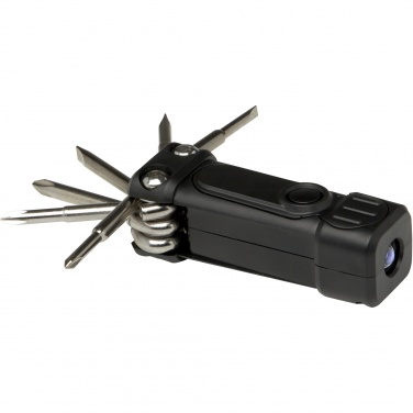 Logotrade promotional merchandise picture of: Octo 8-in-1 RCS recycled plastic screwdriver set with torch