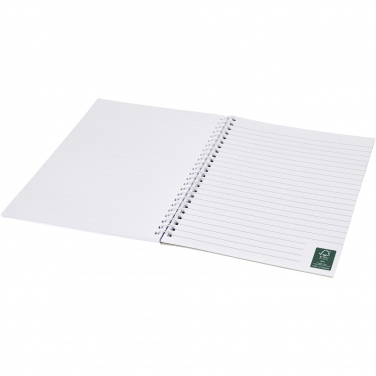 Logo trade advertising products image of: Desk-Mate® A4 spiral notebook with printed back cover