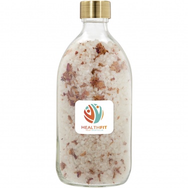 Logo trade business gift photo of: Wellmark Just Relax 500 ml bath salt - roses fragrance