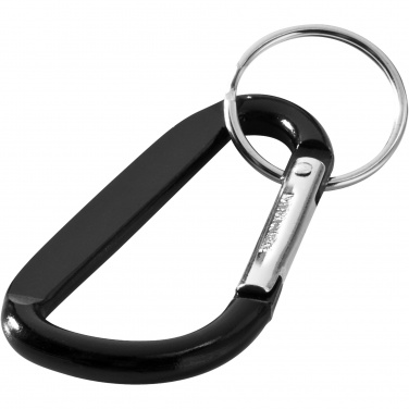 Logotrade promotional items photo of: Timor RCS recycled aluminium carabiner keychain