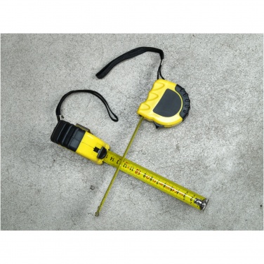 Logo trade promotional items picture of: Rule 5-metre RCS recycled plastic measuring tape