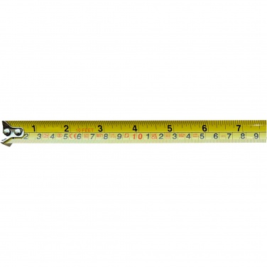 Logo trade corporate gifts image of: Rule 5-metre RCS recycled plastic measuring tape